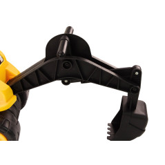 Stor Grävmaskin Gul Skopa Rörlig 360 Rotation Byggmaskin