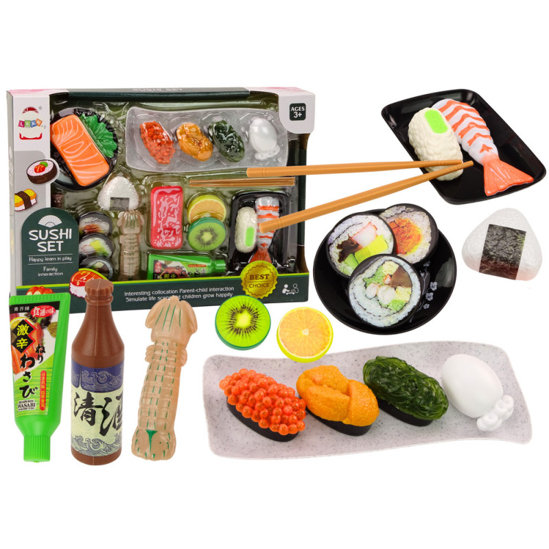 Set för Sushi Räkaccessoarer för Barn Leksak 22 delar.