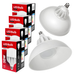 Klosz Maclean, Reflektor, För lager LED-lampor 50W, Kallt vitt ljus, Material: PC, MCE417