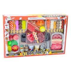 Set Mottagning Grill Mat Drycker Grönsaker 40 Delar