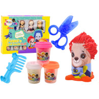 Kreativt set med Play-Doh människor, frisörsalong och tillbehör.