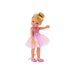 Dockan Ballerina Rosa Ballerina Klänning 33cm