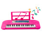 Elektriskt pianino för barn med 36 melodier, rosa.