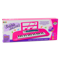 Elektriskt pianino för barn med 36 melodier, rosa.