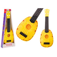 Ukulele För Barn Mini Gitarr 4 Strängar Ananas Tema Gitarr Gul
