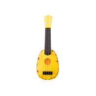 Ukulele För Barn Mini Gitarr 4 Strängar Ananas Tema Gitarr Gul