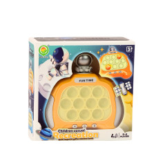 Sensorisk spelkonsol Pop-It Lights Astronaut Ljud Gul