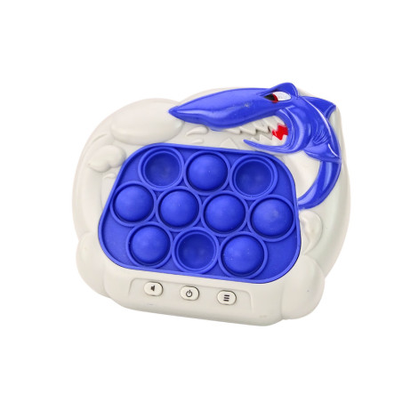 Sensorisk konsol Pop-It Hajar Ljus Ljud Blå