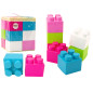 Stora Byggklossar i Väska Klistermärken Färgglada 12 Delar