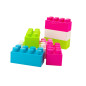 Stora Byggklossar i Väska Klistermärken Färgglada 20 Delar