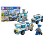 Set av klossar Polis Polisbil Byggnad 271 El