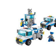 Set av klossar Polis Polisbil Byggnad 271 El