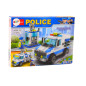 Set av klossar Polis Polisbil Byggnad 271 El