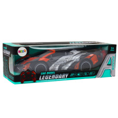 Radiostyrd sportbil RC 1:10 Orange Hastighet 25 km/h