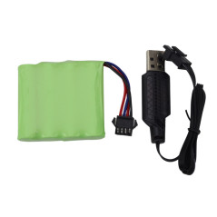 Fjärrstyrd RC-bil med dinosaurie i skala 1:10, grön