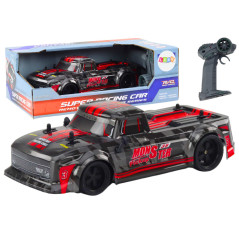 Fjärrstyrd bil Pick-Up RC 1:18 med gummihjul Röd