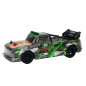 Fjärrstyrd bil RC 1:16 med gummihjul för drift, grågrön.