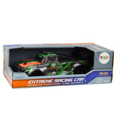 Fjärrstyrd bil RC 1:16 med gummihjul för drift, grågrön.