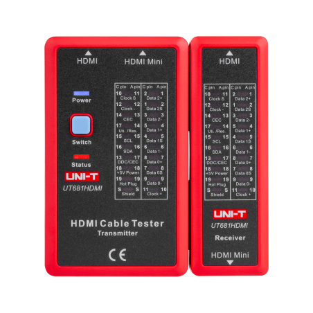Testare för HDMI-kablar Uni-T UT681HDMI
