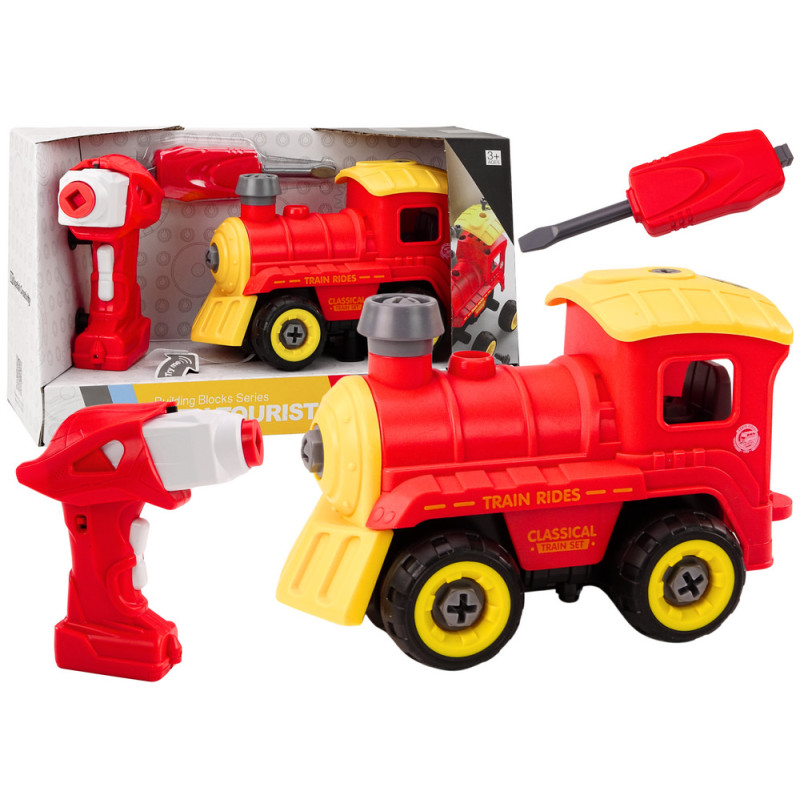 Locomotiv att styra på distans RC Röd