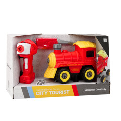 Locomotiv att styra på distans RC Röd