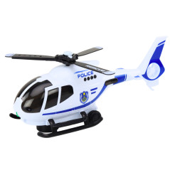 Helikopter Polis Helikopter Körning Ljus Ljud