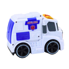 Ambulans Ambulans Ljud Ljus Drift Bil Bil Ambulans Vit