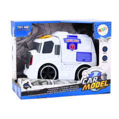 Ambulans Ambulans Ljud Ljus Drift Bil Bil Ambulans Vit