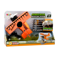 Flygplan Liten transportbur för djur Bur Löv Orange