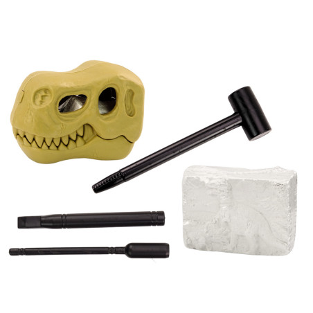 Arkeologisk utgrävningsset Dinosaurie Fossil Skalle