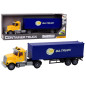 Lastbil Trailer Container Ljus Ljud Driv Gul