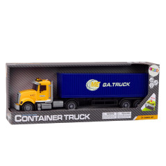 Lastbil Trailer Container Ljus Ljud Driv Gul | HandlaSmidigt.se