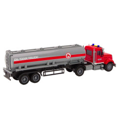 Lastbil Tankbil Ljus Ljud Drift Röd