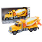 Lastbil Gul Betongblandare med Friktionsdrift Ljus- och Ljudeffekter