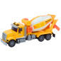 Lastbil Gul Betongblandare med Friktionsdrift Ljus- och Ljudeffekter