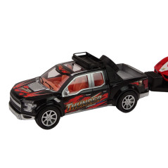 Bil Pickup med Släpvagn Sport Terrängbil Set