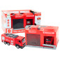 Garage Bas Brandstation Brandbil 132 Kortvågsradio Ljus Ljud