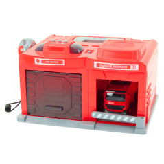 Garage Bas Brandstation Brandbil 132 Kortvågsradio Ljus Ljud