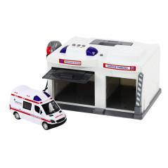 Basen för Räddningstjänster Ambulans Ljus Ljud