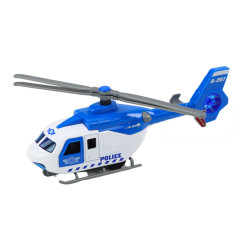 Helikopter Räddnings-, Polis- och Brandkårs- Metall- Driven med Öppningsbara Dörrar | HandlaSmidigt.se