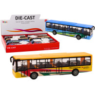 Stadsbuss med friktionsdrift 15 cm metall