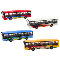Stadsbuss med friktionsdrift 15 cm metall