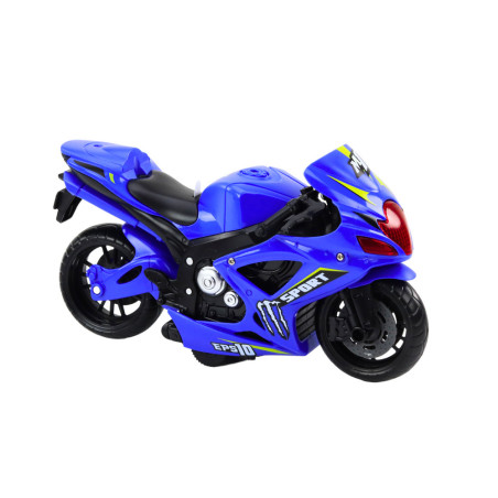 Sportmotorcykel Friktondrift Ljus och Ljud 2 Färger