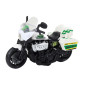 Polisens motorcykel 110 Ljus Ljud Vit Röd