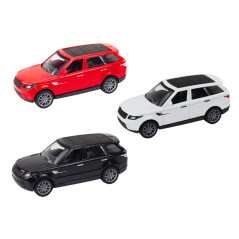 Personbil 136 Metallisk Drift Svart Vit Röd