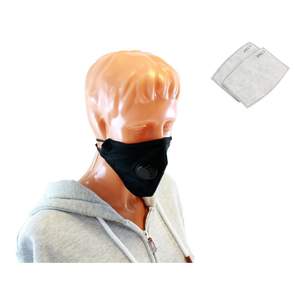 AG303E Maska tekstylna pm 2.5 z zaworem AG303E Maska tekstylna pm 2.5 z zaworem