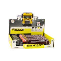 Lastbil med trätrailer 124 träbalar Ljus- och ljudeffekter