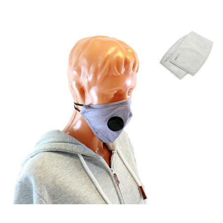 AG303F Tygmask pm 2.5 med ventil