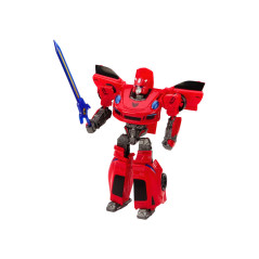 Bil-Robot 2-i-1 Transformation Sportig Röd