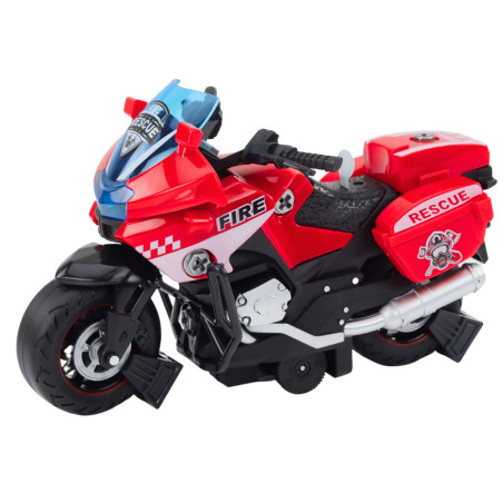 Motorcykel För Nödsituationer DIY Ljus Ljud Rött